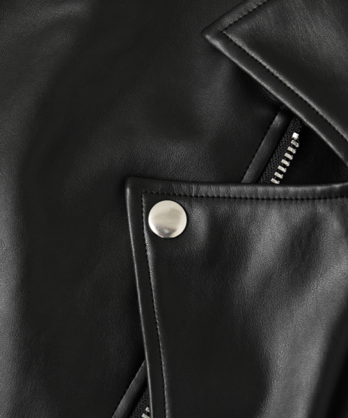 SENSE OF PLACE by URBAN RESEARCH（センスオブプレイスバイアーバンリサーチ）の「ビッグライダースジャケット（ライダースジャケット・メンズ・ブラック・FREE）」の8枚目の写真