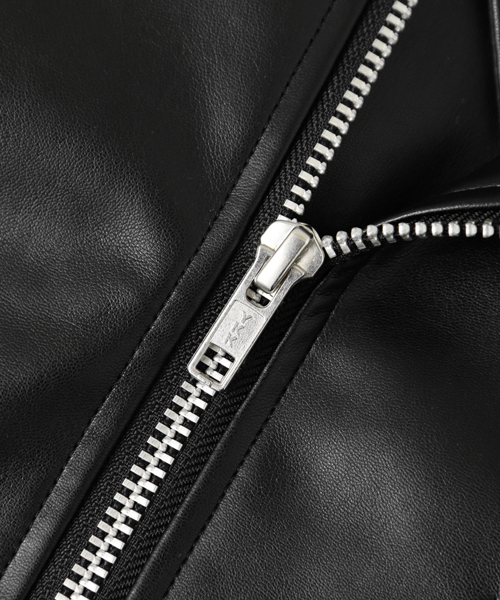 SENSE OF PLACE by URBAN RESEARCH（センスオブプレイスバイアーバンリサーチ）の「ビッグライダースジャケット（ライダースジャケット・メンズ・ブラック・FREE）」の2枚目の写真