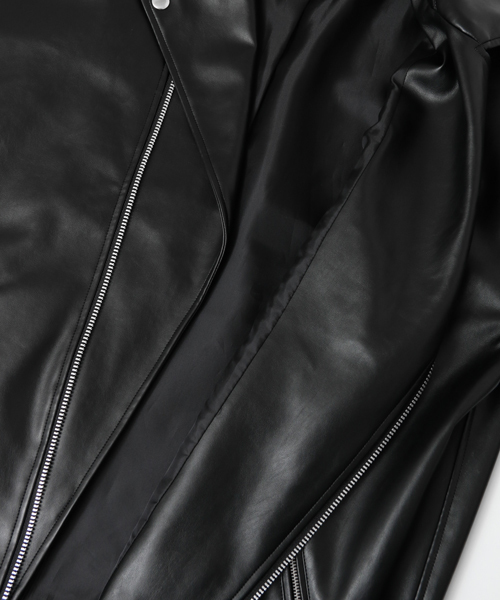 SENSE OF PLACE by URBAN RESEARCH（センスオブプレイスバイアーバンリサーチ）の「ビッグライダースジャケット（ライダースジャケット・メンズ・ブラック・FREE）」の16枚目の写真