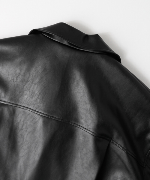 SENSE OF PLACE by URBAN RESEARCH（センスオブプレイスバイアーバンリサーチ）の「ビッグライダースジャケット（ライダースジャケット・メンズ・ブラック・FREE）」の18枚目の写真