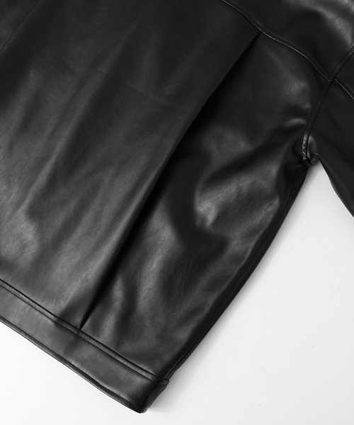 SENSE OF PLACE by URBAN RESEARCH（センスオブプレイスバイアーバンリサーチ）の「ビッグライダースジャケット（ライダースジャケット・メンズ・ブラック・FREE）」の19枚目の写真
