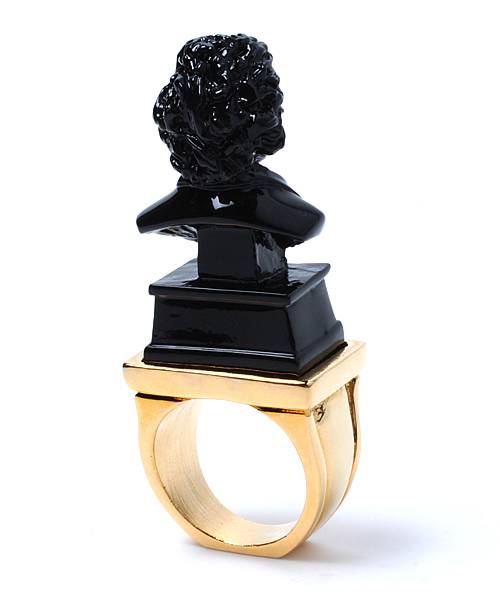 goocy（グーシー）の「【AMBUSH】 BEEEEETHOVEN RING（リング・レディース・ホワイト/ブラック/イエロー/ゴールド・SMALL/MEDIUM）」の9枚目の写真