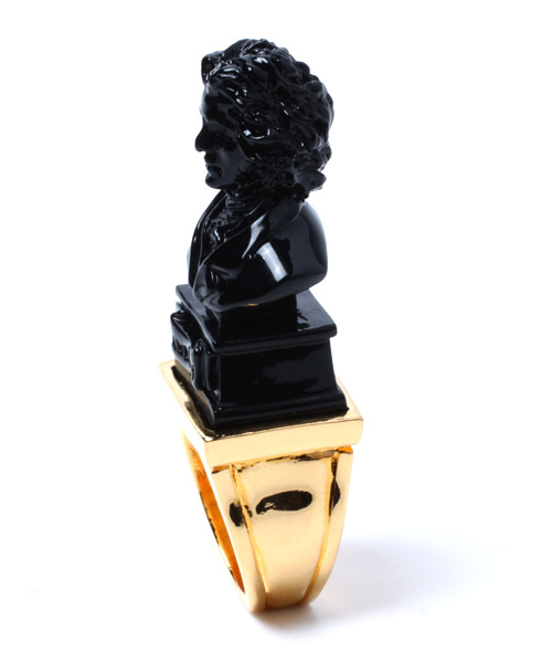 goocy（グーシー）の「【AMBUSH】 BEEEEETHOVEN RING（リング・レディース・ホワイト/ブラック/イエロー/ゴールド・SMALL/MEDIUM）」の8枚目の写真