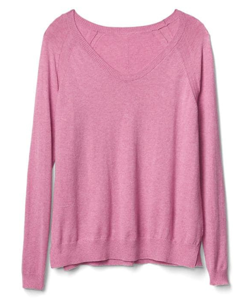 GAP（ギャップ）の「Gap 長袖ポインテールセーター（ニット/セーター・レディース・ホワイト/スモークピンク/ブラック/ライトグレー/オフホワイト/グレイッシュブルー/インディゴブルー・XXS/L/S/M/XS）」の11枚目の写真