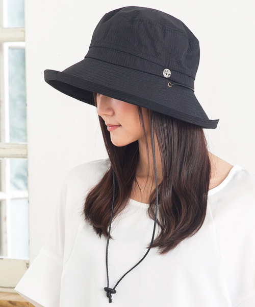 QUEENHEAD（クイーンヘッド）の「ブリーズフレンチハット（ハット・レディース・ブラック/カーキ/オレンジ/ブルー系その他/マスタード/チャコール/ベージュ/ブラウン/ナチュラル/グリーン系その他/ブルー系その他2/ブラウン系その他/レッド系その他/ブラック系その他・FREE/X-LARGE/XX-LARGE/SMALL）」の3枚目の写真