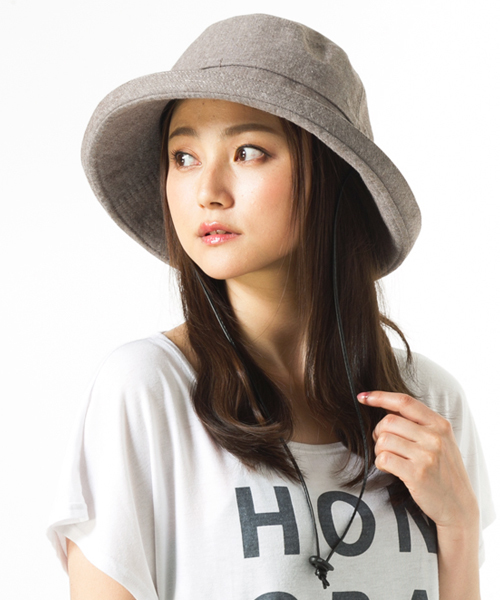 QUEENHEAD（クイーンヘッド）の「ブリーズフレンチハット（ハット・レディース・ブラック/カーキ/オレンジ/ブルー系その他/マスタード/チャコール/ベージュ/ブラウン/ナチュラル/グリーン系その他/ブルー系その他2/ブラウン系その他/レッド系その他/ブラック系その他・FREE/X-LARGE/XX-LARGE/SMALL）」の5枚目の写真