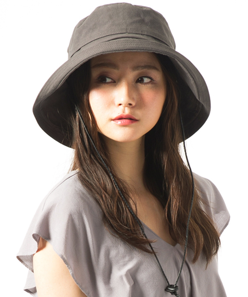 QUEENHEAD（クイーンヘッド）の「ブリーズフレンチハット（ハット・レディース・ブラック/カーキ/オレンジ/ブルー系その他/マスタード/チャコール/ベージュ/ブラウン/ナチュラル/グリーン系その他/ブルー系その他2/ブラウン系その他/レッド系その他/ブラック系その他・FREE/X-LARGE/XX-LARGE/SMALL）」の4枚目の写真