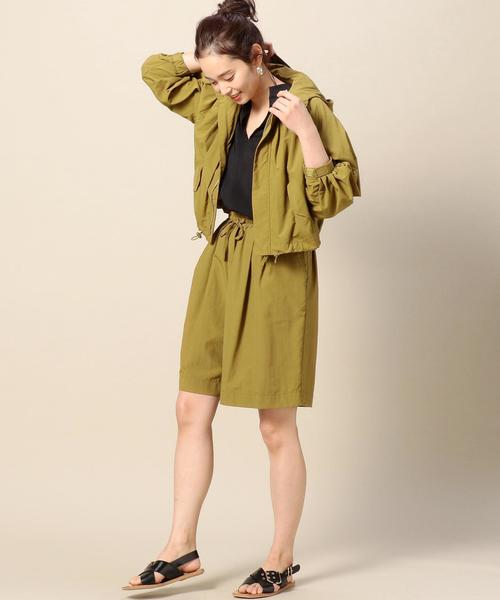 BEAUTY&YOUTH UNITED ARROWS（ビューティーアンドユースユナイテッドアローズ）の「BY ナイロンドローストショーツ ◆（その他パンツ・レディース・ライトピンク/マスタード・FREE）」の6枚目の写真