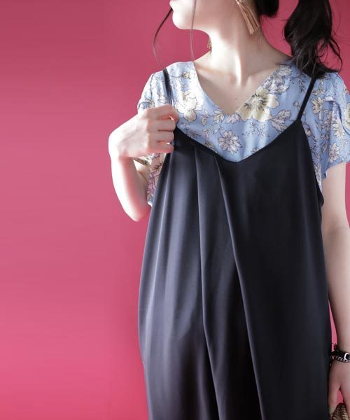 antiqua（アンティカ）の「花柄デザイントップス（Tシャツ/カットソー・レディース・ブルー系その他/ホワイト系その他・FREE）」の13枚目の写真