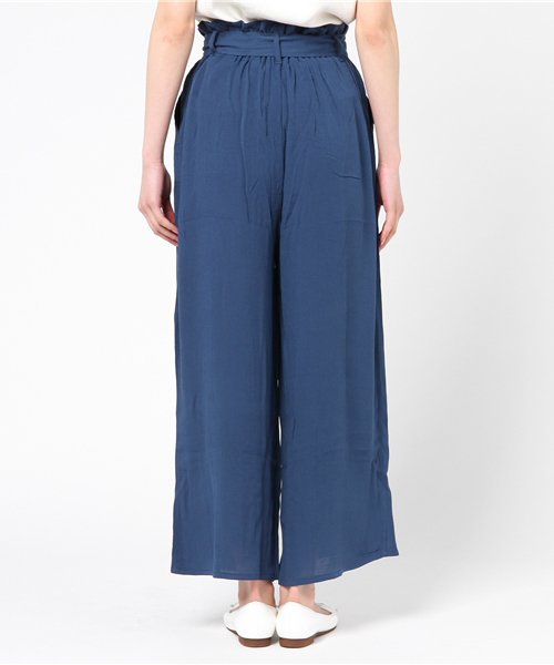 VENCEEXCHANGE（ヴァンスエクスチェンジ）の「レーヨン楊柳ワイドパンツ（その他パンツ・レディース・オレンジ/マスタード/ネイビー・MEDIUM）」の6枚目の写真