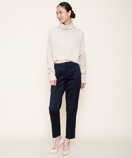 MARIEBELLE　JEAN（マリベルジーン）の「MARIEBELLE JEAN   テーパード トラウザー カラーパンツ   KIR(キール)/33173020（スラックス・レディース・ベージュ/ネイビー・26inch/23inch/24inch/25inch/27inch）」の22枚目の写真