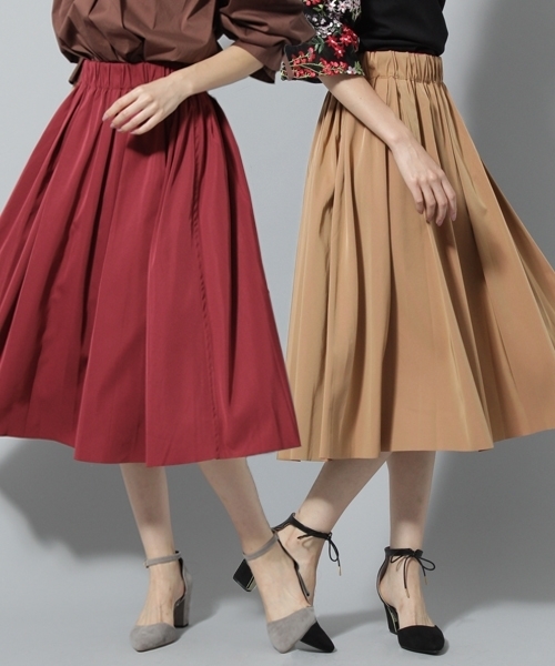 Andemiu（アンデミュウ）の「【WEB限定】リバーシブルスカート772011（スカート・レディース・ブラック/ピンク/イエロー/グリーン・FREE）」の4枚目の写真