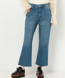 Another Edition | デニムクロップドフレアパンツ(デニムパンツ)