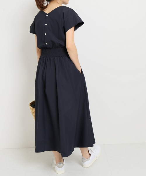 Iena イエナ の ウエストギャザーストライプワンピース ワンピース Wear