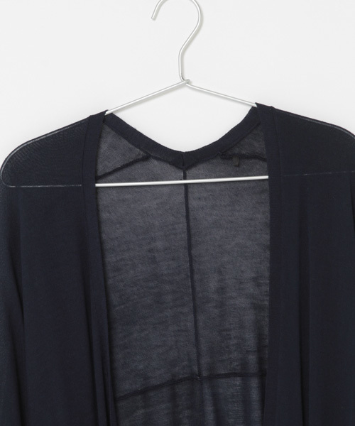 laboratory work（ラボラトリーワーク）の「レーヨントッパーカーデ（カーディガン/ボレロ・レディース・オフホワイト/グリーン/グレー/ネイビー・MEDIUM）」の7枚目の写真