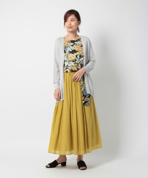 laboratory work（ラボラトリーワーク）の「レーヨントッパーカーデ（カーディガン/ボレロ・レディース・オフホワイト/グリーン/グレー/ネイビー・MEDIUM）」の16枚目の写真