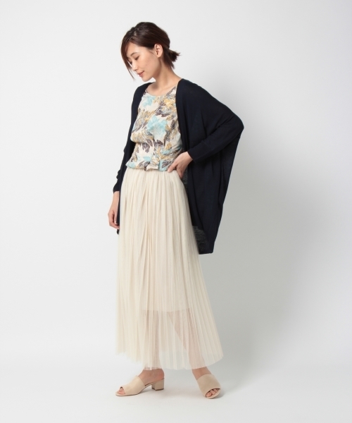 laboratory work（ラボラトリーワーク）の「レーヨントッパーカーデ（カーディガン/ボレロ・レディース・オフホワイト/グリーン/グレー/ネイビー・MEDIUM）」の14枚目の写真