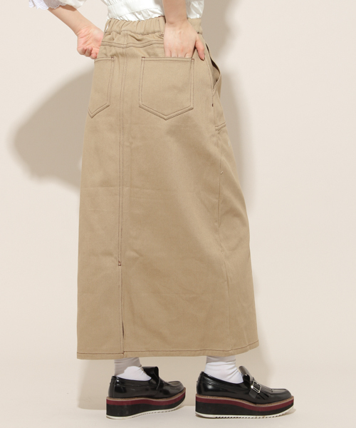 apres jour（アプレジュール）の「ステッチナロースカートZOZOTOWN限定アイテム】（スカート・レディース・ブラック/オフホワイト/ベージュ/カーキ・フリー）」の11枚目の写真