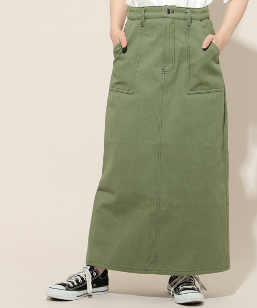 apres jour（アプレジュール）の「ステッチナロースカートZOZOTOWN限定アイテム】（スカート・レディース・ブラック/オフホワイト/ベージュ/カーキ・フリー）」の18枚目の写真