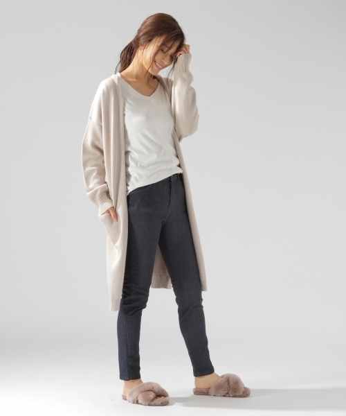 BAYFLOW（ベイフロー）の「ベーシックスキニーデニム 18AW（デニムパンツ・レディース・チャコール/サックスブルー/インディゴブルー/ブラック/ダークブルー・24inch/22inch/26inch/23inch/25inch）」の18枚目の写真