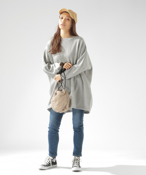 BAYFLOW（ベイフロー）の「ベーシックスキニーデニム 18AW（デニムパンツ・レディース・チャコール/サックスブルー/インディゴブルー/ブラック/ダークブルー・24inch/22inch/26inch/23inch/25inch）」の8枚目の写真