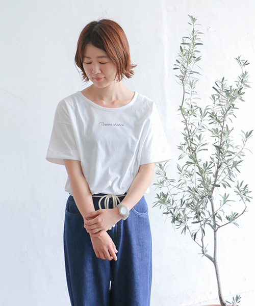 LBC（エルビーシー）の「6.1ozワイドストレートデニム（デニムパンツ・レディース・ネイビー/ブルー・M/L）」の9枚目の写真