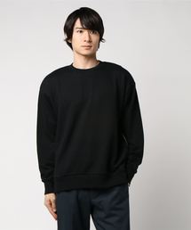 ビッグシルエットサイドジップクルーネックスウェットトレーナー