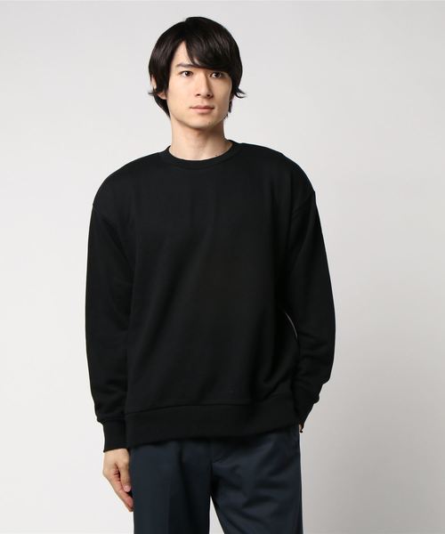 STYLEBLOCK（スタイルブロック）の「ビッグシルエットサイドジップクルーネックスウェットトレーナー（スウェット・メンズ・ピンク/ベージュ/レッド/グレー/ブラック/ホワイト・M/L）」の3枚目の写真