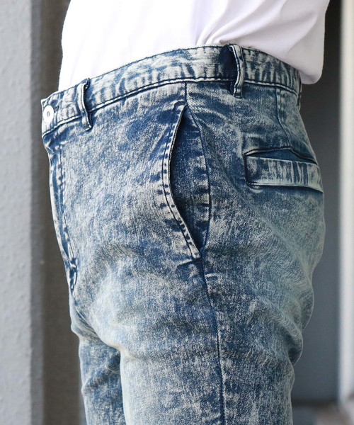 Confirm(コンファーム)の「Confirm / コンファーム スーパーストレッチスキニー(デニムパンツ・メンズ・ブラック/チャコールグレー/ブルー/サックスブルー・L/M)」の18枚目の写真