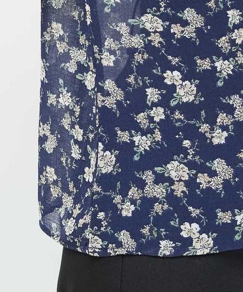 natural couture(ナチュラルクチュール)の「バルーン袖とろみブラウス(シャツ/ブラウス・レディース・ブラック/ベージュ/サックスブルー/ネイビー/グリーン・FREE)」の11枚目の写真