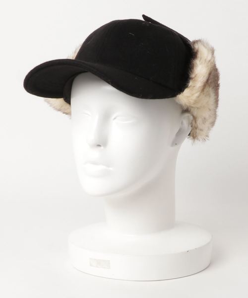 WEGO（ウィゴー）の「WEGO/ドックイヤーキャップ（キャップ・レディース・ブラック/ブラウン/グレー・FREE）」の5枚目の写真