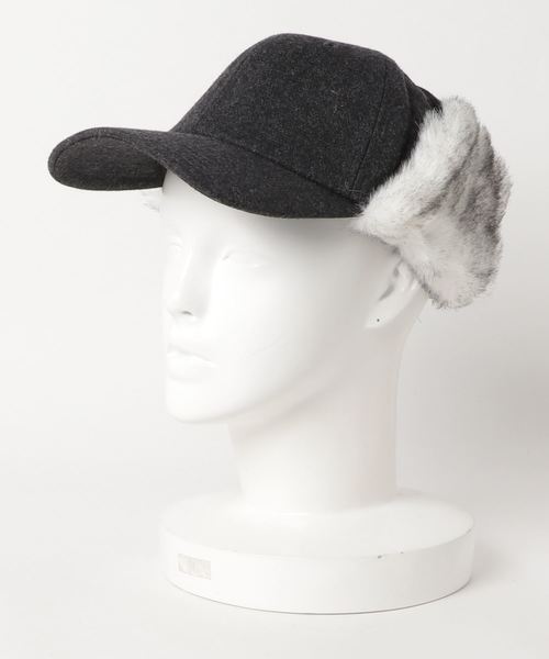 WEGO（ウィゴー）の「WEGO/ドックイヤーキャップ（キャップ・レディース・ブラック/ブラウン/グレー・FREE）」の6枚目の写真