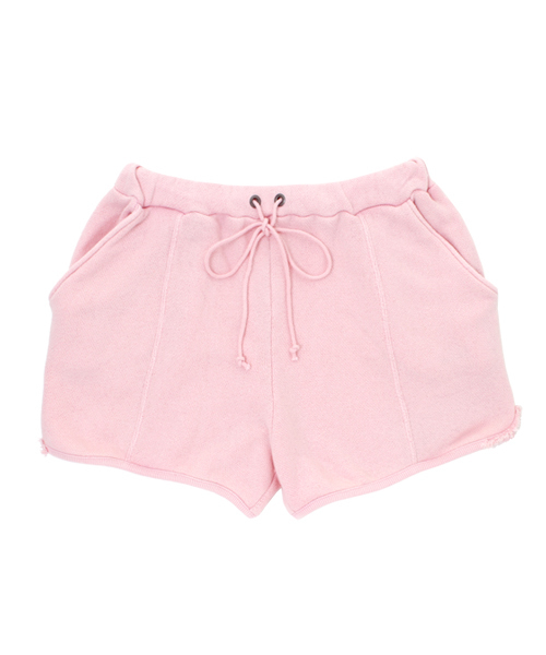 WC（ダブル シー）の「wc/スウェットショートパンツ（その他パンツ・レディース・ライトピンク/グリーン/オフホワイト/ブラック・FREE）」の4枚目の写真