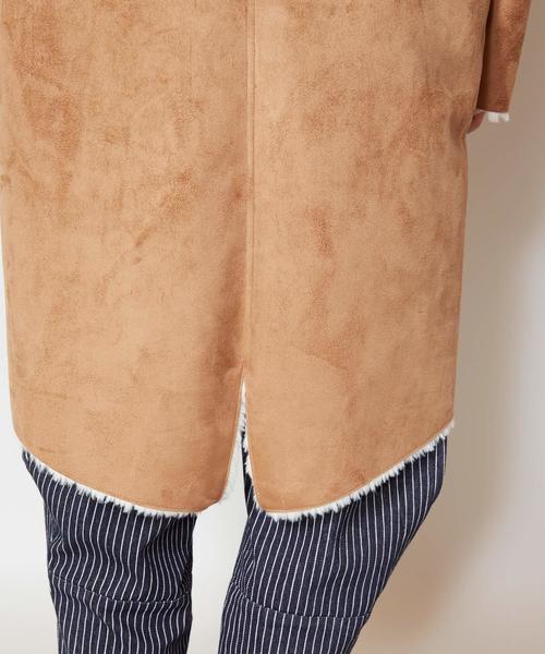 チャイハネ（チャイハネ）の「【チャイハネ】エコムートン オリエンタル刺繍MEN'Sコート（ムートンコート・メンズ・ブラック/ベージュ・FREE）」の19枚目の写真