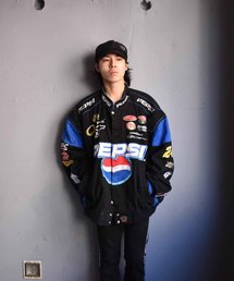 PEPSI スタジャン ネイビー・ホワイト