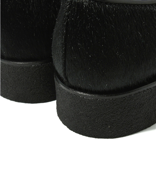 PADRONE（パドローネ）の「PADRONE ×MIDWEST別注 HAIR HIDEラバーソールシューズ（その他シューズ・メンズ・ブラック・42/41/40）」の3枚目の写真