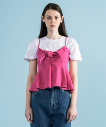 LEVI'S(R) MADE & CRAFTED(R) SENORITA TOP PINK PEACOCK