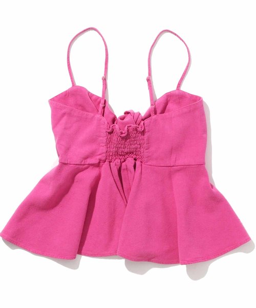 Levi's Made & Crafted(リーバイスメイドアンドクラフテッド)の「LEVI'S(R) MADE & CRAFTED(R) SENORITA TOP PINK PEACOCK(キャミソール・レディース・レッド・S/XS)」の2枚目の写真