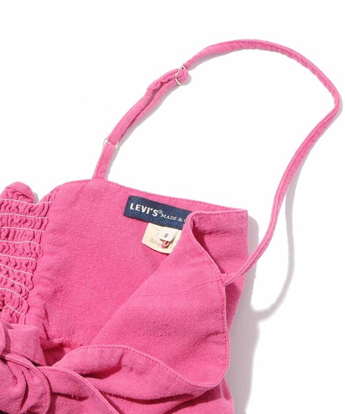 Levi's Made & Crafted(リーバイスメイドアンドクラフテッド)の「LEVI'S(R) MADE & CRAFTED(R) SENORITA TOP PINK PEACOCK(キャミソール・レディース・レッド・S/XS)」の4枚目の写真