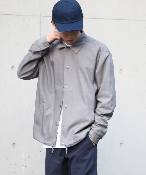 Rocky Monroe(ロッキーモンロー)の「TRコーチジャケット(ブルゾン・メンズ・ブラック/ベージュ/ネイビー/グレー/グレー系その他/グレー系その他2・M/L/XL)」の2枚目の写真