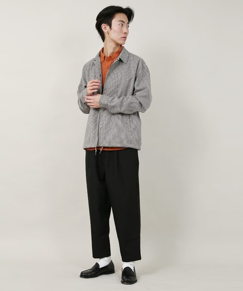 Rocky Monroe(ロッキーモンロー)の「TRコーチジャケット(ブルゾン・メンズ・ブラック/ベージュ/ネイビー/グレー/グレー系その他/グレー系その他2・M/L/XL)」の11枚目の写真