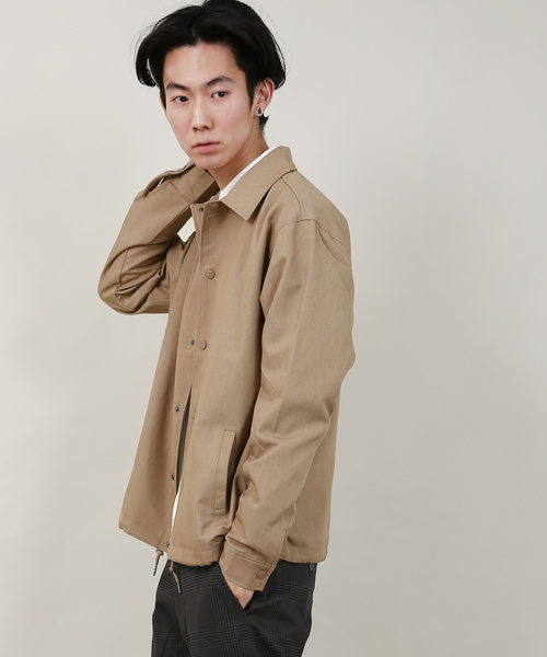 Rocky Monroe(ロッキーモンロー)の「TRコーチジャケット(ブルゾン・メンズ・ブラック/ベージュ/ネイビー/グレー/グレー系その他/グレー系その他2・M/L/XL)」の12枚目の写真