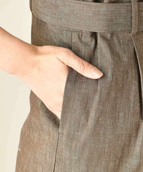 DouDou（ドゥドゥ）の「ミリタリーサロペット（ワンピース・レディース・ベージュ/ブラウン・FREE）」の12枚目の写真