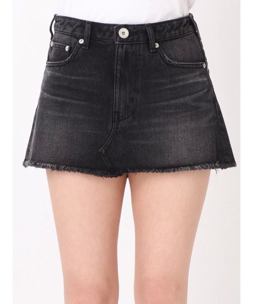 GYDA(ジェイダ)の「スカートライクショートパンツ(デニムスカート・レディース・ライトブルー/ブルー/ブラック・MEDIUM/SMALL/X-SMALL)」の17枚目の写真