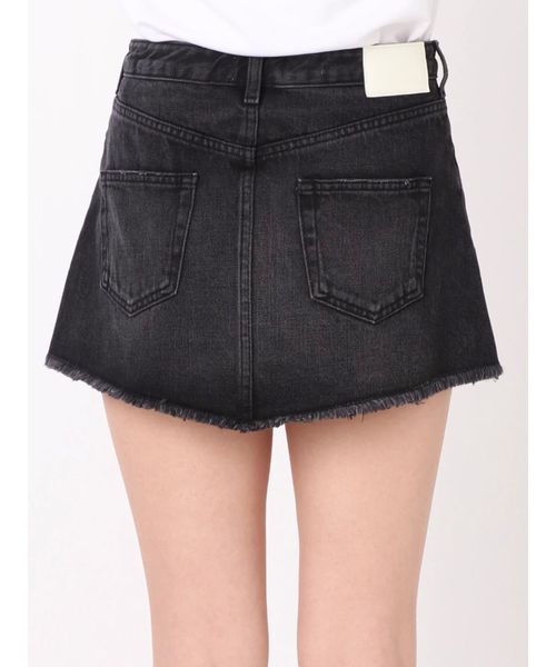 GYDA(ジェイダ)の「スカートライクショートパンツ(デニムスカート・レディース・ライトブルー/ブルー/ブラック・MEDIUM/SMALL/X-SMALL)」の11枚目の写真