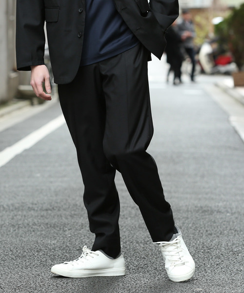 JUNRED（ジュンレッド）の「TRスリムイージーパンツ（その他パンツ・メンズ・チャコールグレー/ベージュ/ブラック・M/LL/S/L）」の2枚目の写真