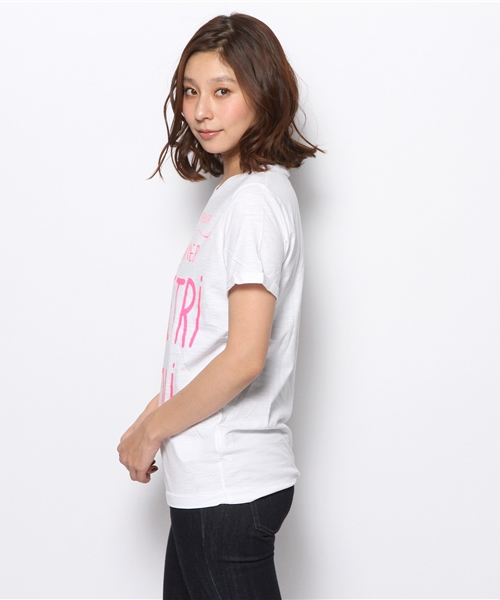 PLST(プラステ)の「Happiness is a 10$ tee カットソー(Tシャツ/カットソー・レディース・ホワイト・SMALL)」の7枚目の写真
