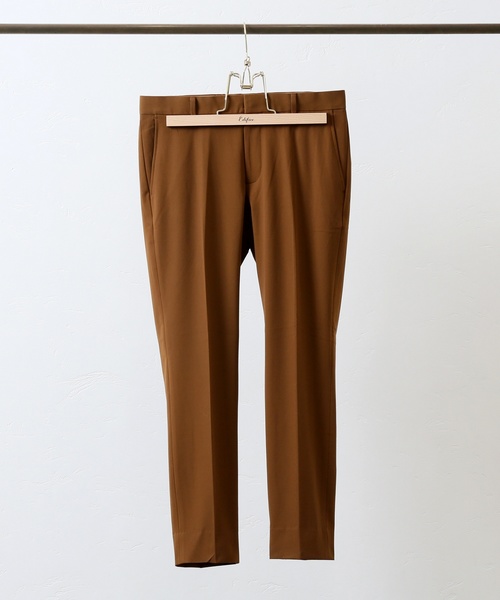 EDIFICE（エディフィス）の「ストレッチギャバ テーパードパンツ（その他パンツ・メンズ・ブラック/ブラウン系その他/カーキ/ブルー系その他・SMALL/MEDIUM/LARGE/X-LARGE）」の3枚目の写真