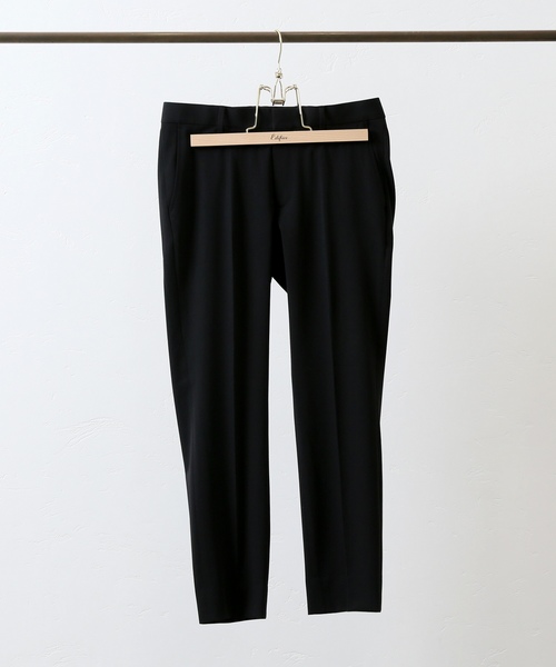 EDIFICE（エディフィス）の「ストレッチギャバ テーパードパンツ（その他パンツ・メンズ・ブラック/ブラウン系その他/カーキ/ブルー系その他・SMALL/MEDIUM/LARGE/X-LARGE）」の2枚目の写真