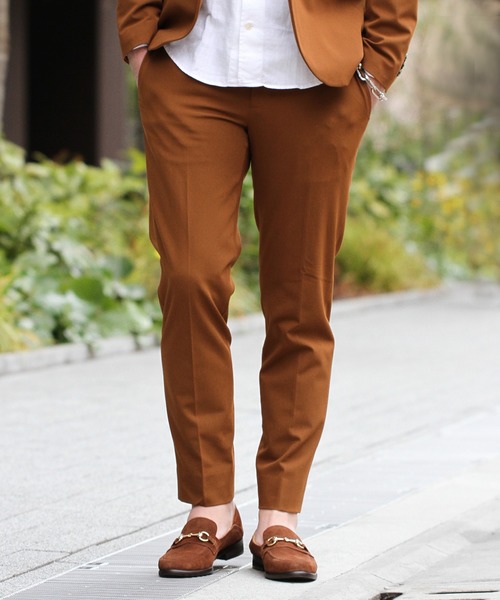 EDIFICE（エディフィス）の「ストレッチギャバ テーパードパンツ（その他パンツ・メンズ・ブラック/ブラウン系その他/カーキ/ブルー系その他・SMALL/MEDIUM/LARGE/X-LARGE）」の7枚目の写真